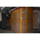 Langley Hydraulic Lift, 60 in. x 58 in. Platform, Approx. 8 ft. Lift Ht., Safety Guard w/Door