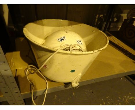 Large painted steel siren Tannoy speaker