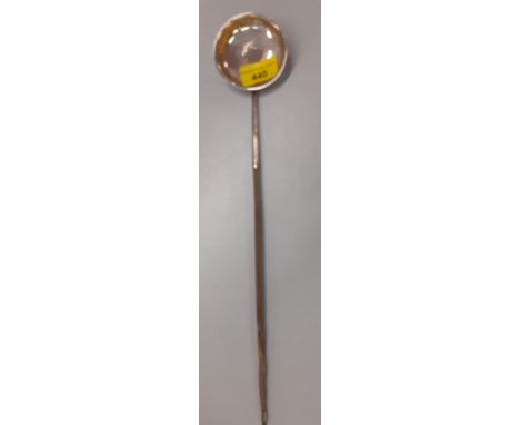 A George III silver handled ladle Location: Stairs 
