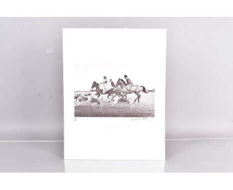 Bob Carlos Clarke (1950-2006), The Chase, a signed Limited Edition photographic print, 102/300, with blind stamp, signed in b