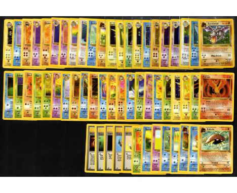 Fossil (1999) – Partial Complete Set – 57/62 - A partial complete Fossil set that features 57 out of the 62 total cards.Most 