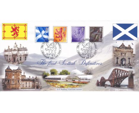 Great Britain 1999 (June 8th) First Scottish Definitives, Edinburgh H/S, Bradbury FDC