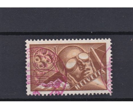 Switzerland (Airs) 1923-40 35c Cinnamon and light brown, SG 319 fine used. SG £65