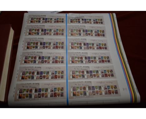 Great Britain 2008 James Bond Royal Mail Poster size Printing with uncut 12 Min Sheet, U/M Mint. Quite Scarce, would look goo