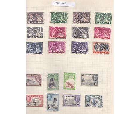 Commonwealth KGVI stamp collection 