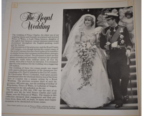 Great Britain - Royalty Collection 1986 Royal Wedding in an album with u/m mint, First Day Covers and used on Bureau Maxim Ca