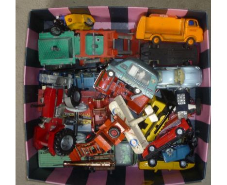 Approximately thirty Commercial and other vehicles by Britains, Budgie, Maisto, Triang and others, no boxes, P-G