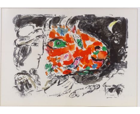 Marc Chagall, lithograph, After Winter, 1972, published by Derriere le Miroir 1972, Mourlot no. 651, sheet size 15" x 21", fr