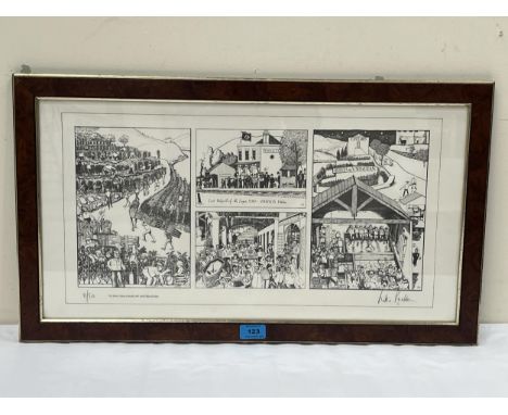 WILLIAM (WILLIE) GEORGE RUSHTON. BRITISH 1937-1996. Taylor's Vintage at Vargellas. Signed and numbered 11/500. Monotype print
