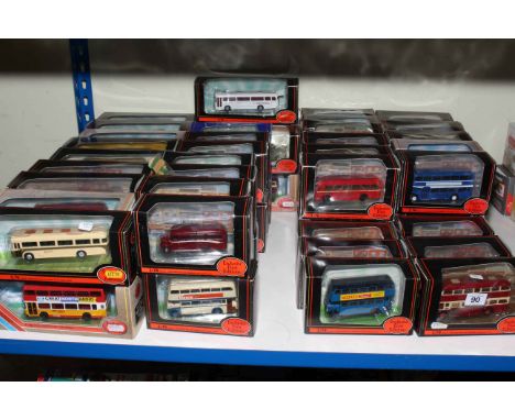 Collection of Exclusive First Editions Diecast model buses.