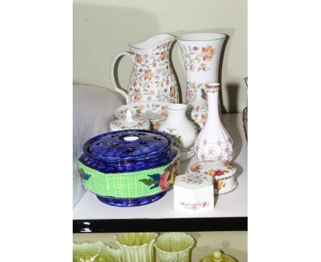Minton Haddon Hall (10 pieces), Ringtons, Spode, etc.
