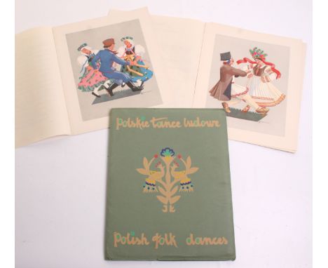 POLISH PUBLICATION “POLSKA TANCE WDOWE” CIRCA 1940, produced by the Polish Army Education and Propaganda Bureau. Book contain