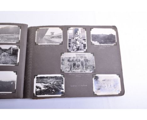 PHOTOGRAPH ALBUM DUKE OF CORNWALL LIGHT INFANTRY? REGIMENT IN INDIA. 1930’s Interesting photograph album  with numerous image