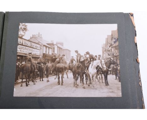PHOTOGRAPH ALBUM FIRST AID NURSING YEOMANRY (FANY) 1910-1911. Some very rare early and very good images of this unit in 1910-