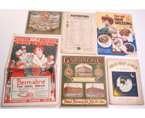 WEMBLEY EXHIBITION 1925 SOUTH WEST AFRICA ITS POSSIBILITIES, programme issued by The South West Africa Administration Windhoe