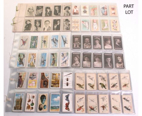 QUANTITY OF COMPLETE AND PART SETS OF CIGARETTE CARDS, including complete set of Ogdens Smugglers and Smuggling, complete set