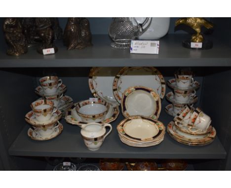 A part tea and dinner service by Alfred Meakin in the Caledonia design