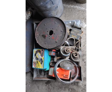 Tray of miscellaneous tools &amp; bearings 