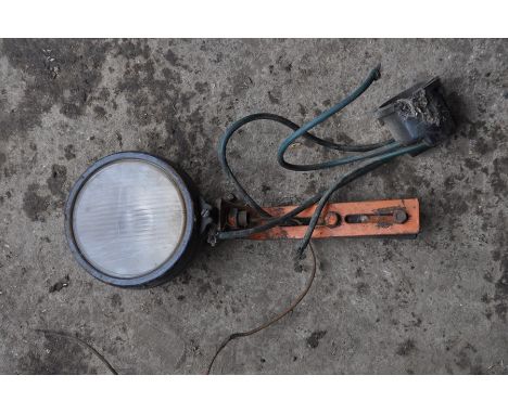 Vintage tractor work light 