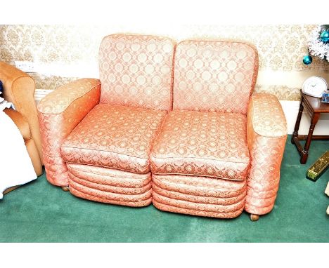 1930s Art Deco Sofa and 2 Armchairs 