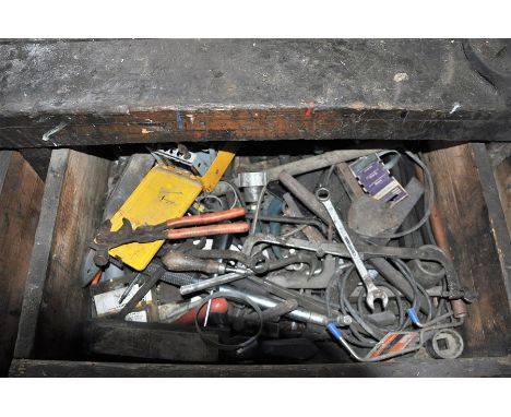 Drawer of miscellaneous workshop tools 