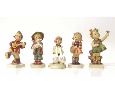 Five Goebel Figures Condition report: see terms and conditions