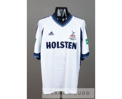 Ben Thatcher white Tottenham Hotspur Worthington Cup Final no.18 presentation jersey v Blackburn at Millennium Stadium, 24th 