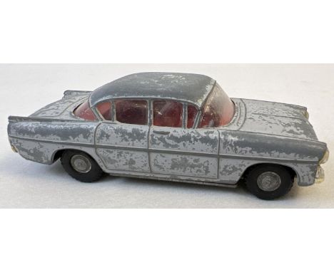 A vintage diecast 1:42 scale Flexomatic Suspension Vauxhall Cresta car painted grey by Spot On Tri-ang. In play worn conditio