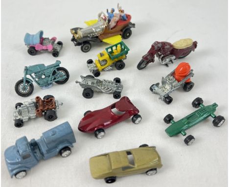 A collection of assorted small mixed diecast vehicles, to include Mattel &amp; Husky. Lot includes Husky models Chitty Chitty