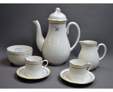 Royal Worcester, "Contessa" a twenty one piece coffee service 