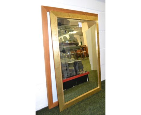 Two mirrors and a print.