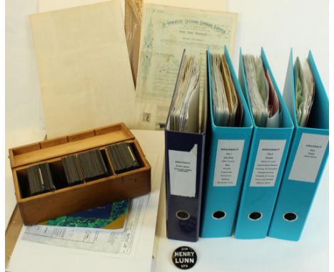 Steam Yacht Argonaut interest - a large collection of ephemera, archival material both original and later, and a box of Magic