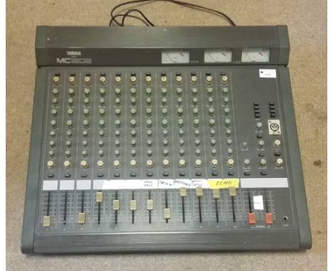 YAMAHA MIXER MODEL MC 120250watt, 50/60Hz, along with other mixing equipment including: Yamaha Mixer model MV 802; Didgitech 