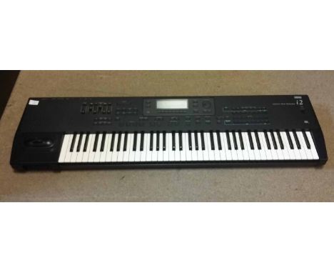 KORG I2 INTERACTIVE MUSIC WORKSTATIONelectronic keyboard, model I2, serial 310029, made in Japan, 240v, 50/60Hz, 11w