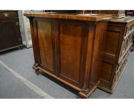 A Victorian mahogany small sideboard or chiffonier.