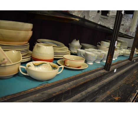 Various part tea and dinner services to include Susie Cooper.