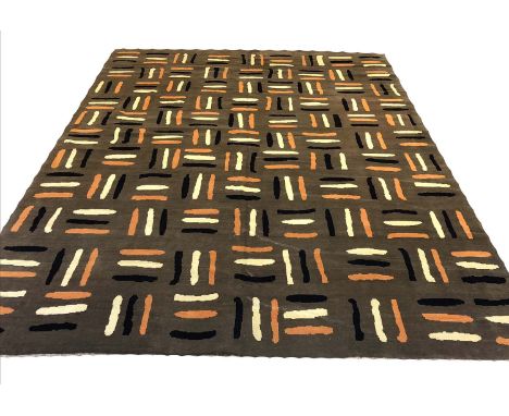 INDIAN CONRAD CARPET, 366cm x 300cm, contemporary all over design. (From Robert Stephenson, SW3).  