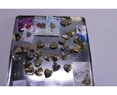 A selection of enamel badges and variety club badges 
