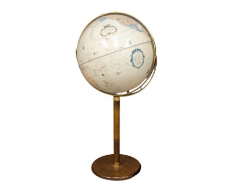 A globe on stand. 90cm (2)