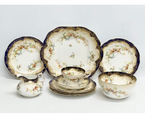 An Early 20th Century Hammersley &amp; Co part tea service. Circa 1912-1920.