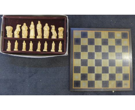 A Studio Anne Carlton Robin Hood themed chess set 