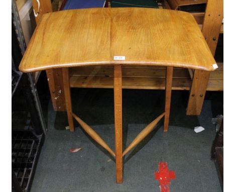 A blue label ercol plank top table extension 1960s