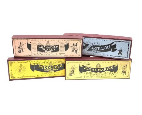 Britains - four sets of soldiers from the Special Collectors Edition comprising 8808 Royal Marine Light Infantry, 8810 Grenad