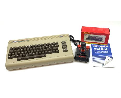 Hornby '00' gauge - 0-4-0 tank locomotive No.11, boxed; and Retro Games 2019 Commodore 64 computer with joy stick and Guide B