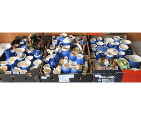 Collection of ceramics and collectables, incl. Lilliput Lane, Wade Whimsies, Wedgewood pin dish, etc. (8 boxes)Shipping POA h