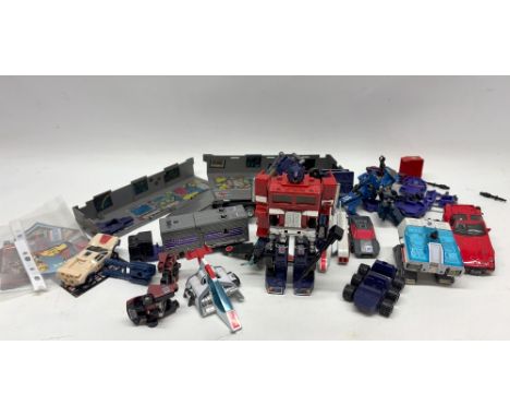 Collection of Transformers, incl. Optimus Prime, accesories etc. from Takara, Bandai, Jetrobo and Poppy JapanShipping £48.00 