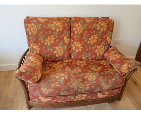 Ercol light elm Renaissance sofa, with loose cushions, W150cm D100cm H100cmShipping POA https://www.bradleys.ltd/quotation-re