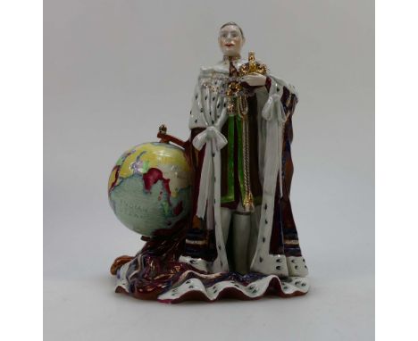 Carltonware figure of King Edward VIII, height 24cm (slight loss to end of tassel at waist)