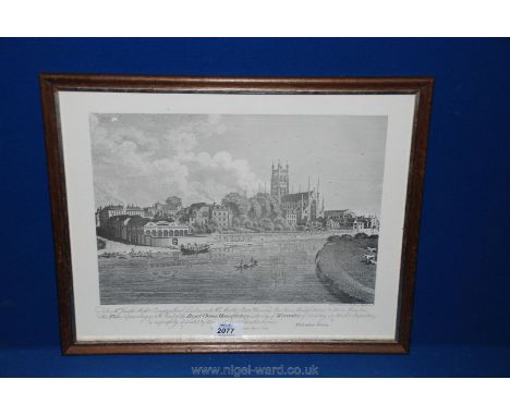 A Royal Worcester china works Print.