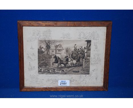 A framed and signed Frank Paton Print, 'The Good Old Days'.